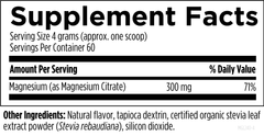Designs for Health MagCitrate Powder 240g Powder