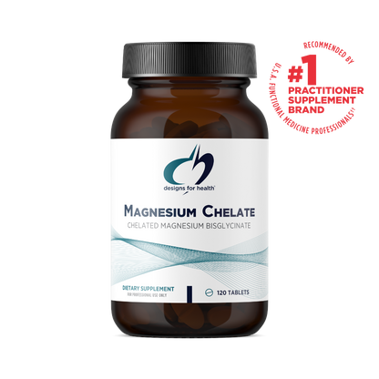 Designs for Health Magnesium Chelate 120 Tablets