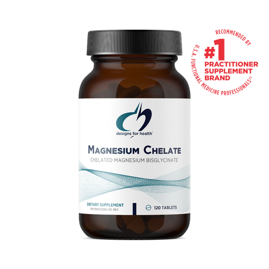 Designs for Health Magnesium Chelate 120 Tablets