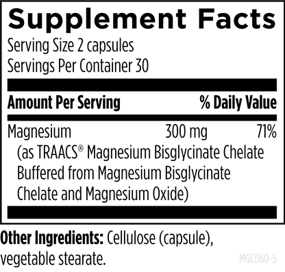 Designs for Health Magnesium Glycinate Complex 60 Capsules