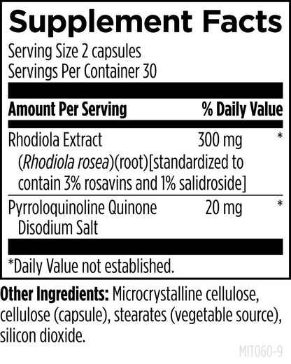 Designs for Health Mito-PQQ 60 Veg Capsules