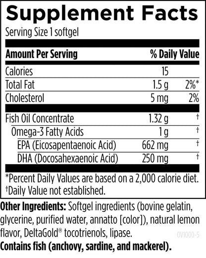 Designs for Health OmegAvail TG1000 60 Softgels