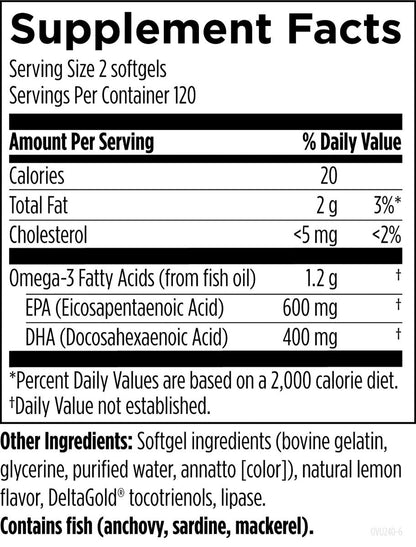 Designs for Health OmegAvail Ultra 240 Softgels