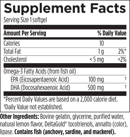 Designs for Health OmegAvail Ultra DHA 60 Softgels