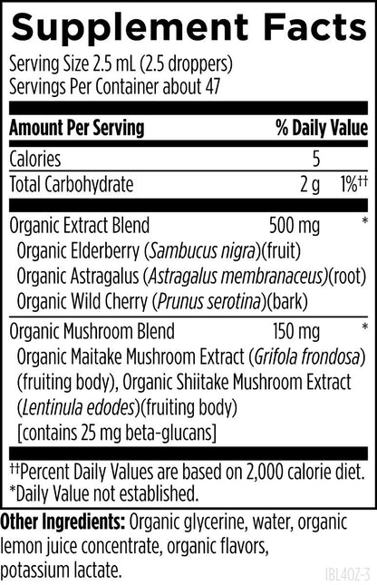 Designs for Health Organic ImmunoBerry Liquid 118mL
