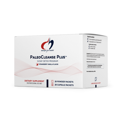 Designs for Health PaleoCleanse Plus Strawberry Vanilla 14 Day Detox Program