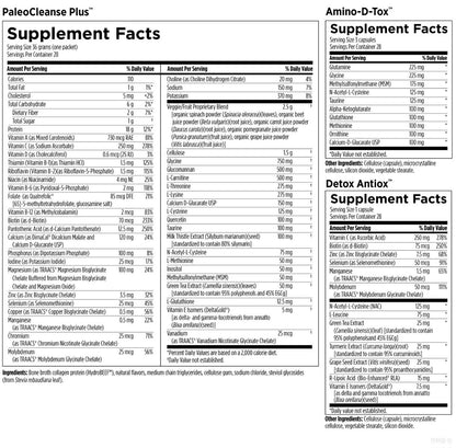 Designs for Health PaleoCleanse Plus Strawberry Vanilla 14 Day Detox Program