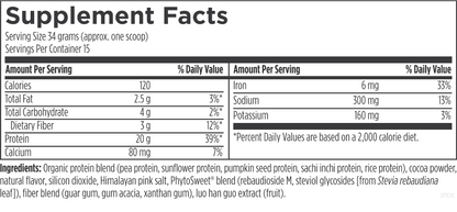 Designs for Health Phytotein Chocolate 510g