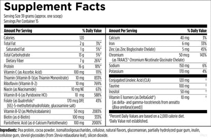 Designs for Health Plant Protein Meal Chocolate 585g