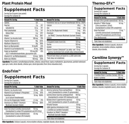 Designs for Health Plant Protein Meal Plus 28 Packets
