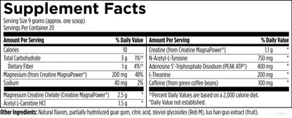 Designs for Health PreTrain NRG 180g Powder