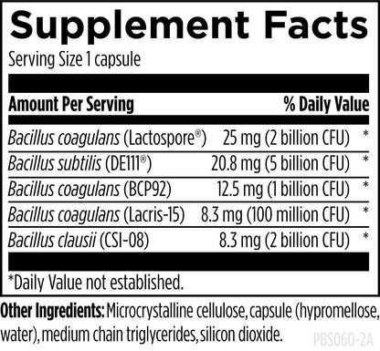 Designs for Health ProbioSpore 60 Capsules