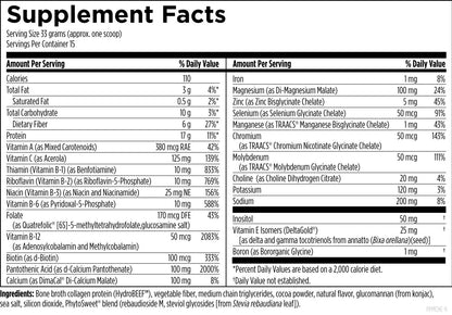 Designs for Health Pure PaleoComplete Chocolate 510g Powder