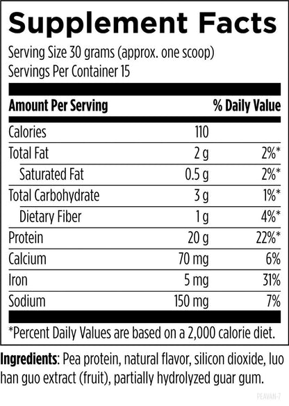 Designs for Health PurePea 450g Powder