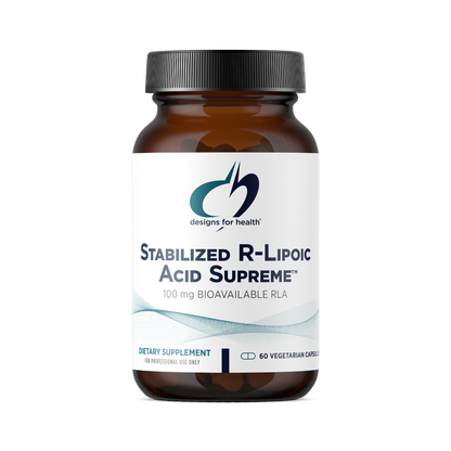 Designs for Health Stabilized R-Lipoic Acid Supreme 60 Capsules