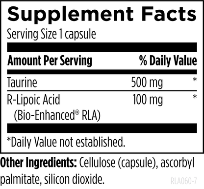 Designs for Health Stabilized R-Lipoic Acid Supreme 60 Capsules