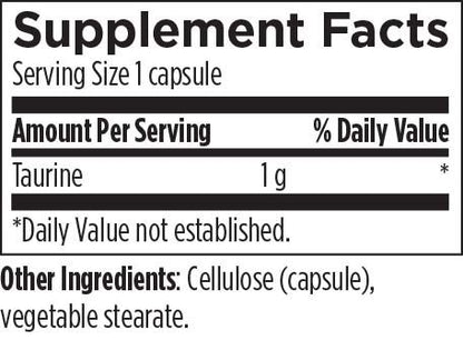 Designs for Health Taurine 120 Capsules