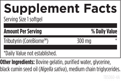 Designs for Health Tri-Butyrin Supreme 60 Softgels
