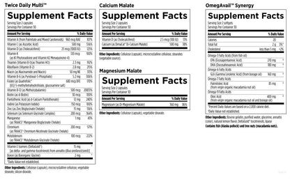 Designs for Health Twice Daily Essential Packets 60 Packets