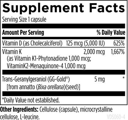 Designs for Health Vitamin D Supreme 60 Capsules