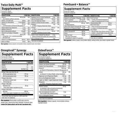 Designs for Health Women's Twice Daily Essential Packets 60 Packets