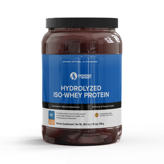 Designs for Sport Hydrolyzed ISO-Whey Protein Caramel Macchiato 798g