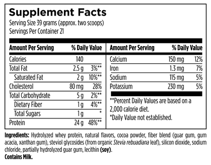 Designs for Sport Hydrolyzed ISO-Whey Protein Chocolate 819g