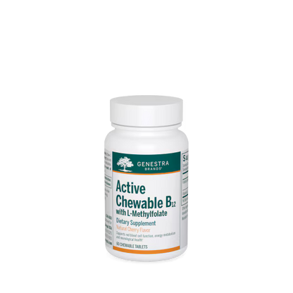 Genestra Active Chewable B12 with L-Methylfolate 60 Chewable Tablets