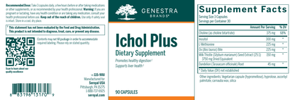 Genestra Ichol Plus 90 Veg Capsules