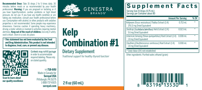 Genestra Kelp Combination # 1 60mL