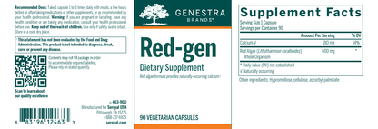 Genestra Red-gen 90 Veg Capsules