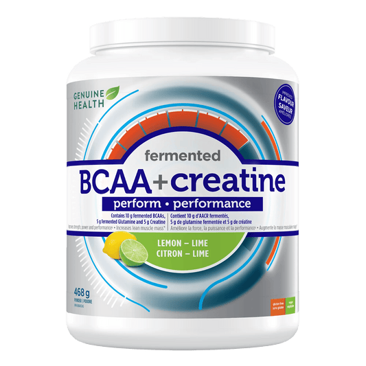 Genuine Health Fermented Bcaa+ Creatine Lemon Lime 468g