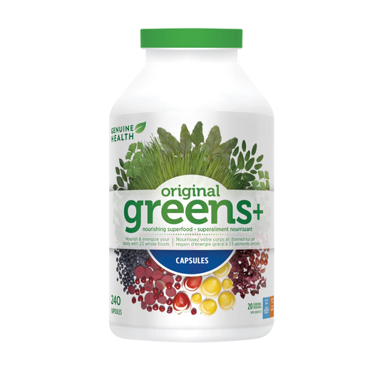 Genuine Health Greens+ 240 Capsules