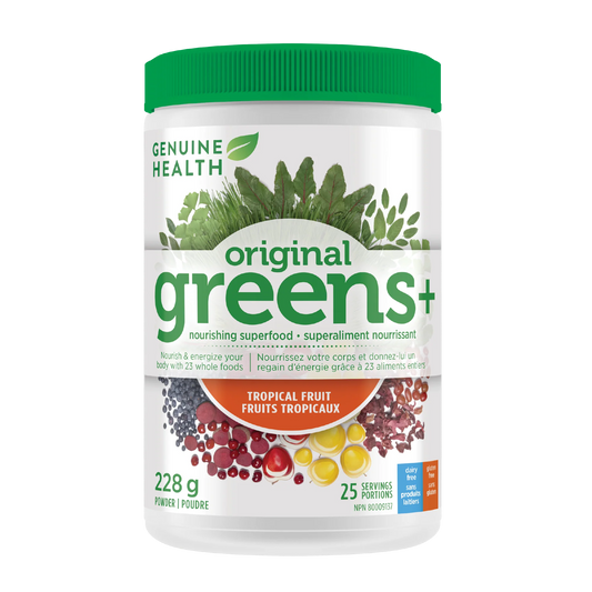 Genuine Health Greens+ Original Tropical Fruit  228g