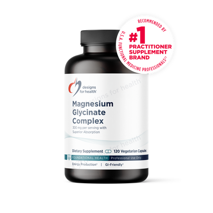 Designs for Health Magnesium Glycinate Complex 120 Capsules
