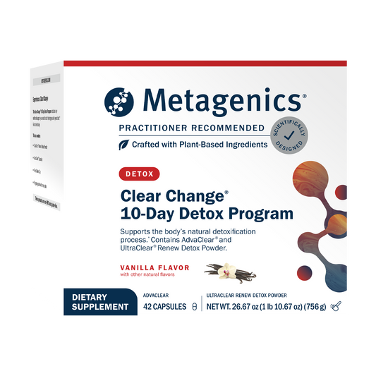Metagenics Clear Change 10-Day Detox Program Vanilla 756g