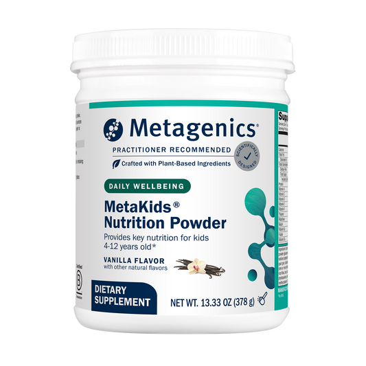 Metagenics MetaKids Nutrition Powder Vanilla 378g