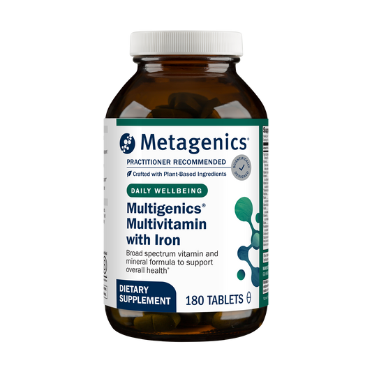 Metagenics Multigenics Multivitamin with Iron 180 Tablets