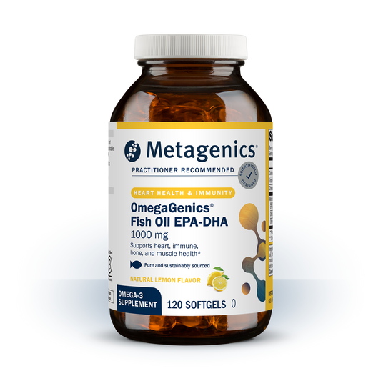 Metagenics OmegaGenics Fish Oil EPA-DHA 1000mg 120 Softgels