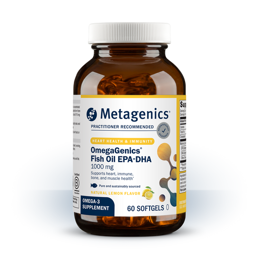 Metagenics OmegaGenics Fish Oil EPA-DHA 1000mg 60 Softgels