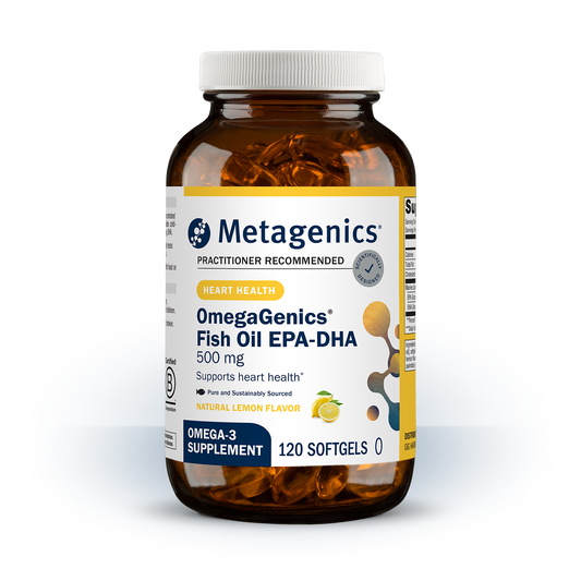 Metagenics OmegaGenics Fish Oil EPA-DHA 500mg 120 Softgels