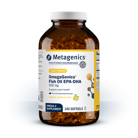 Metagenics OmegaGenics Fish Oil EPA-DHA 500mg 240 Softgels