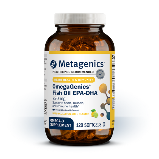 Metagenics OmegaGenics Fish Oil EPA-DHA 720mg 120 Softgels