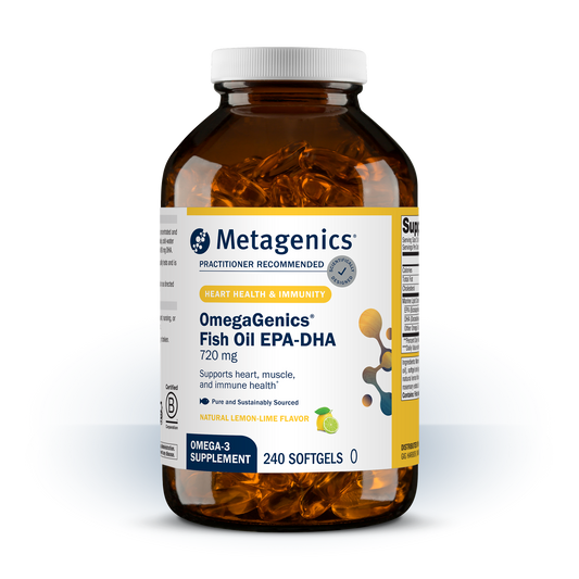 Metagenics OmegaGenics Fish Oil EPA-DHA 720mg 240 Softgels