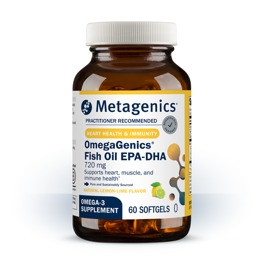 Metagenics OmegaGenics Fish Oil EPA-DHA 720mg 60 Softgels