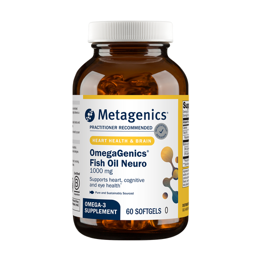 Metagenics OmegaGenics Fish Oil Neuro 1000mg 60 Softgels