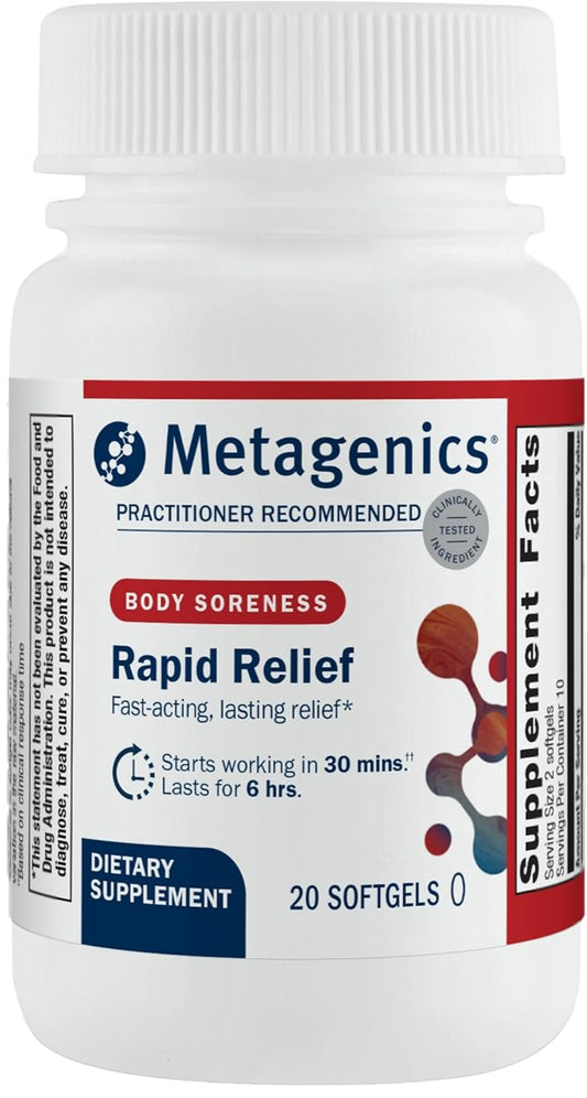 Metagenics Rapid Relief 20 Softgels