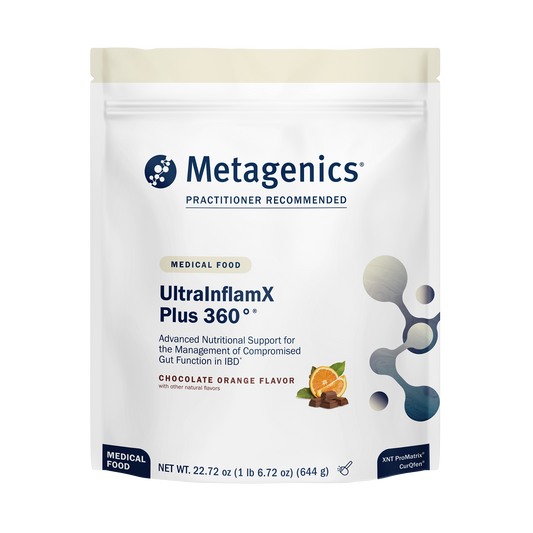 Metagenics UltraInflamX Plus 360°  Chocolate Orange 644g