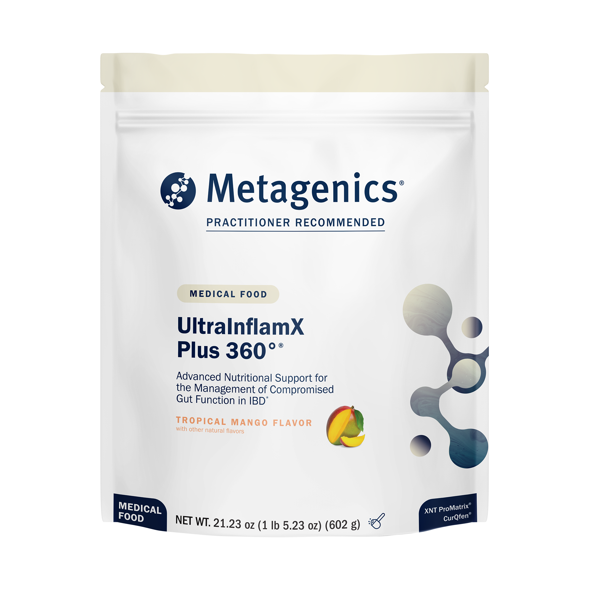 Metagenics UltraInflamX Plus 360° Mango 602g – Wellness Supplement