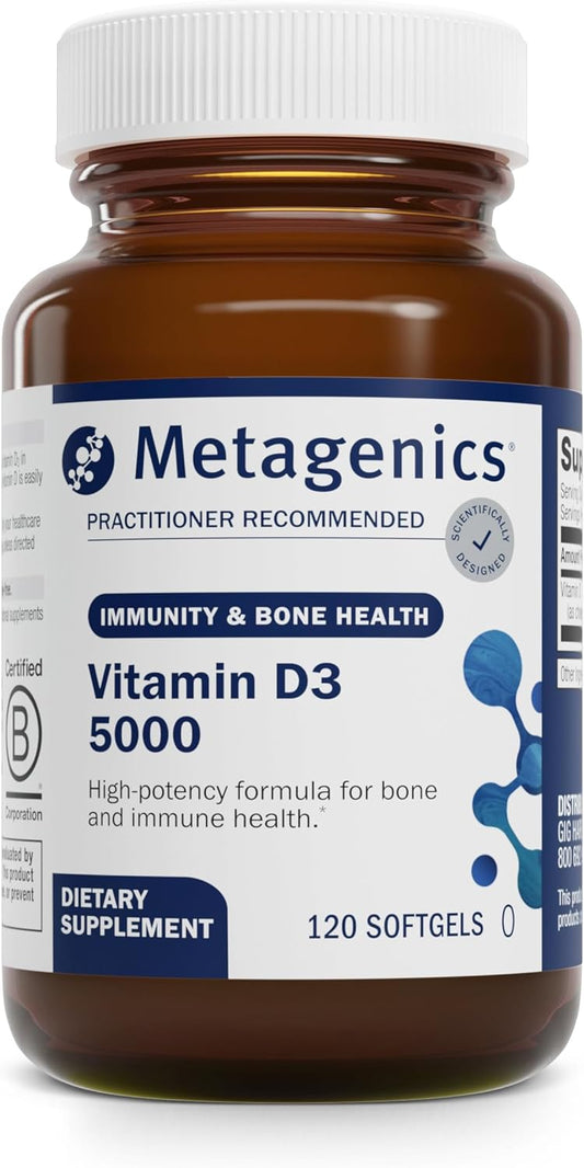 Metagenics Vitamin D3 5000 120 Softgels